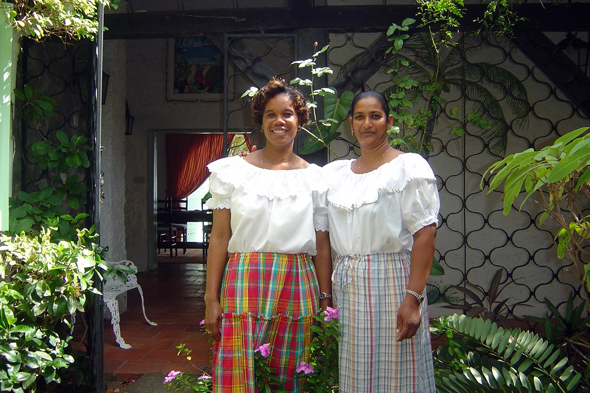 Mango Point Villa Staff: Pamela and Felicia